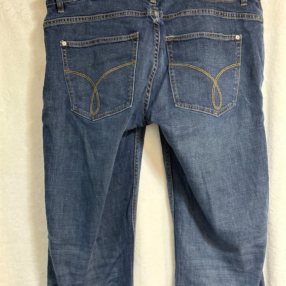 Calvin Klein Men's Jeans Dark Blue Straight 34 X 32 Like New - Picture 6 of 8